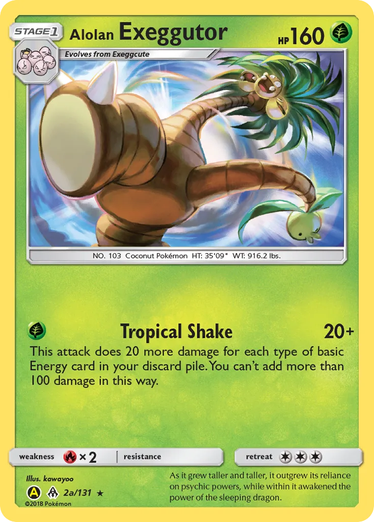 Alolan Exeggutor, Forbidden Light #2a/131