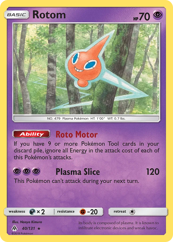 Rotom, Forbidden Light #40/131