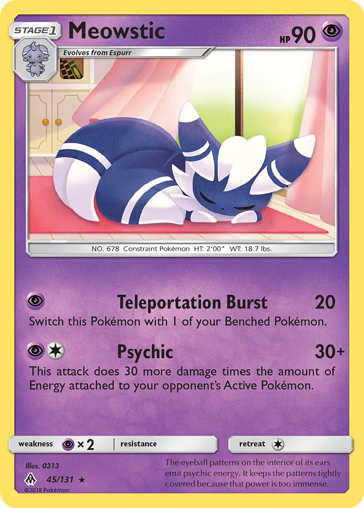 Meowstic, Forbidden Light #45/131