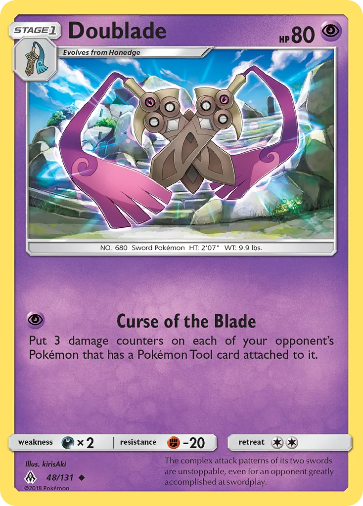 Doublade, Forbidden Light #48/131