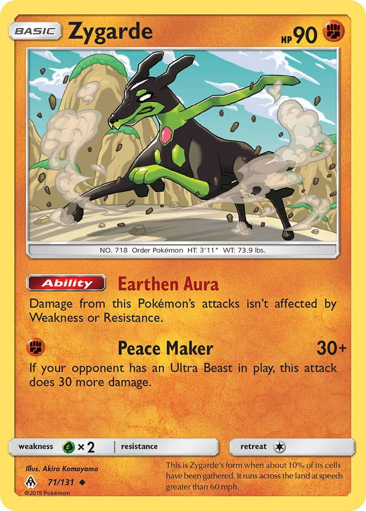 Zygarde, Forbidden Light #71/131