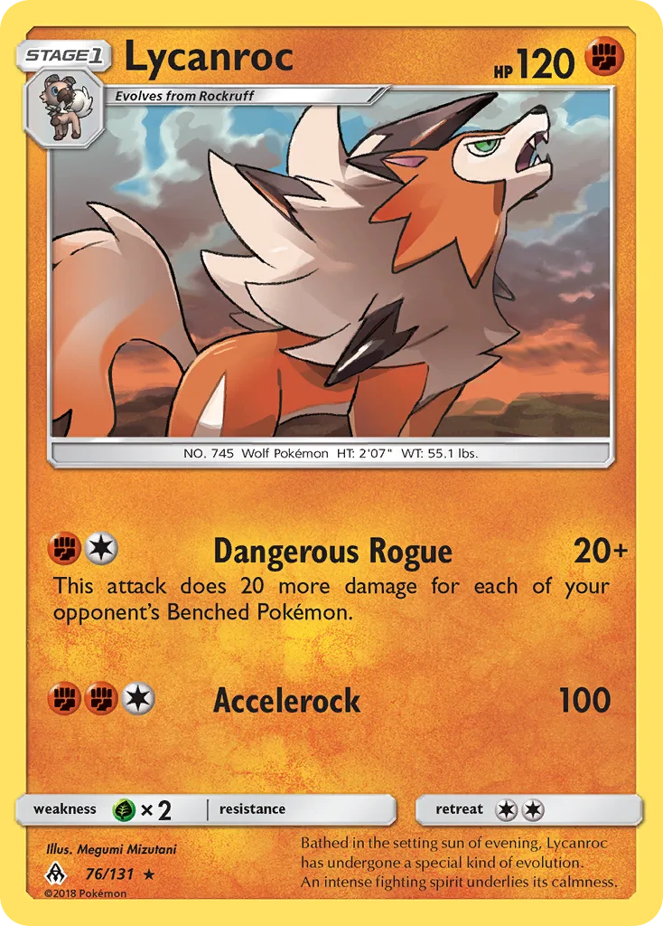 Lycanroc, Forbidden Light #76/131