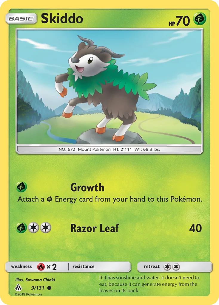 Skiddo, Forbidden Light #9/131