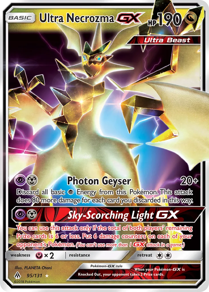 Ultra Necrozma-GX, Forbidden Light #95/131