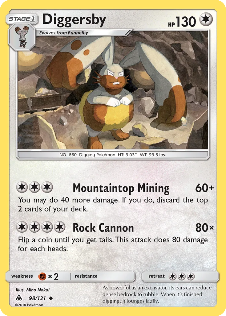 Diggersby, Forbidden Light #98/131