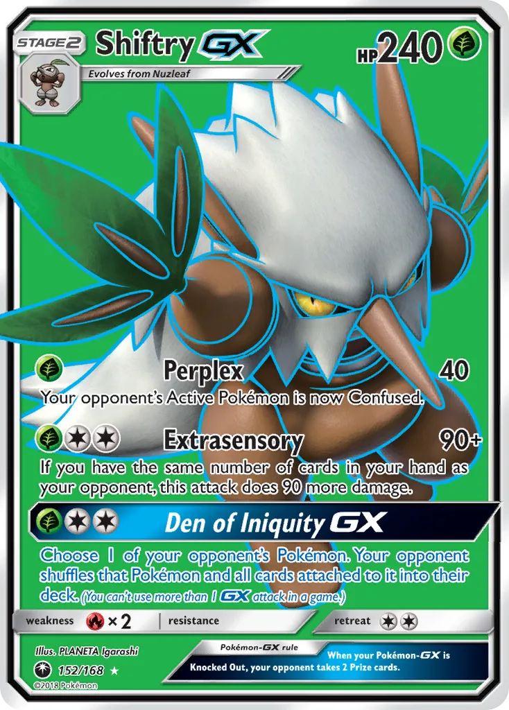 Shiftry-GX, Celestial Storm #152/168