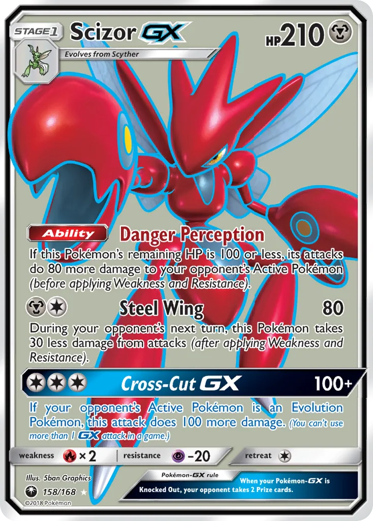 Scizor-GX, Celestial Storm #158/168
