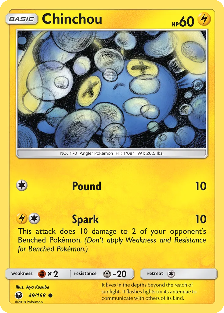 Chinchou, Celestial Storm #49/168