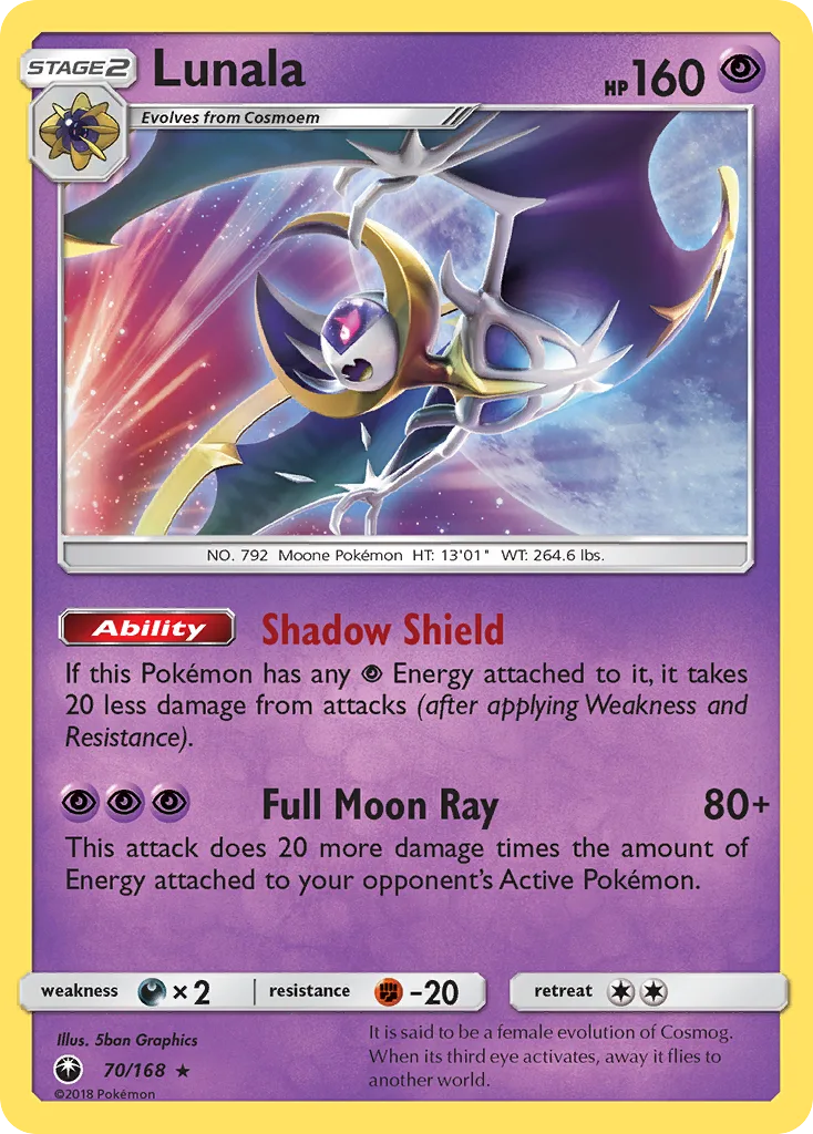 Lunala, Celestial Storm #70/168