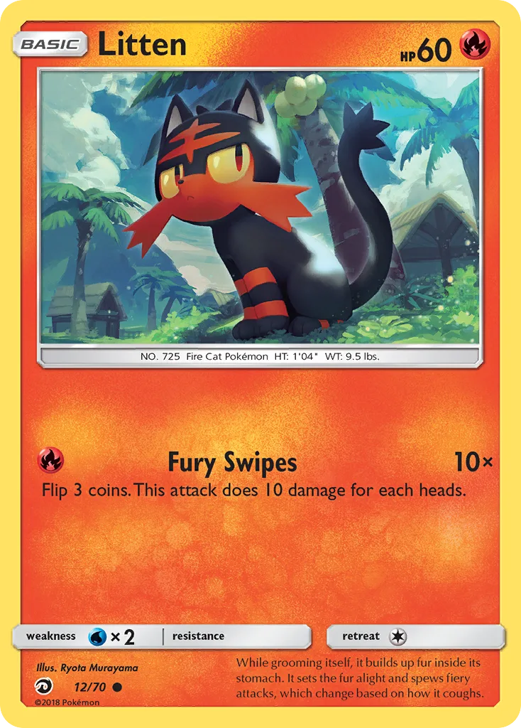 Litten, Dragon Majesty #12/70