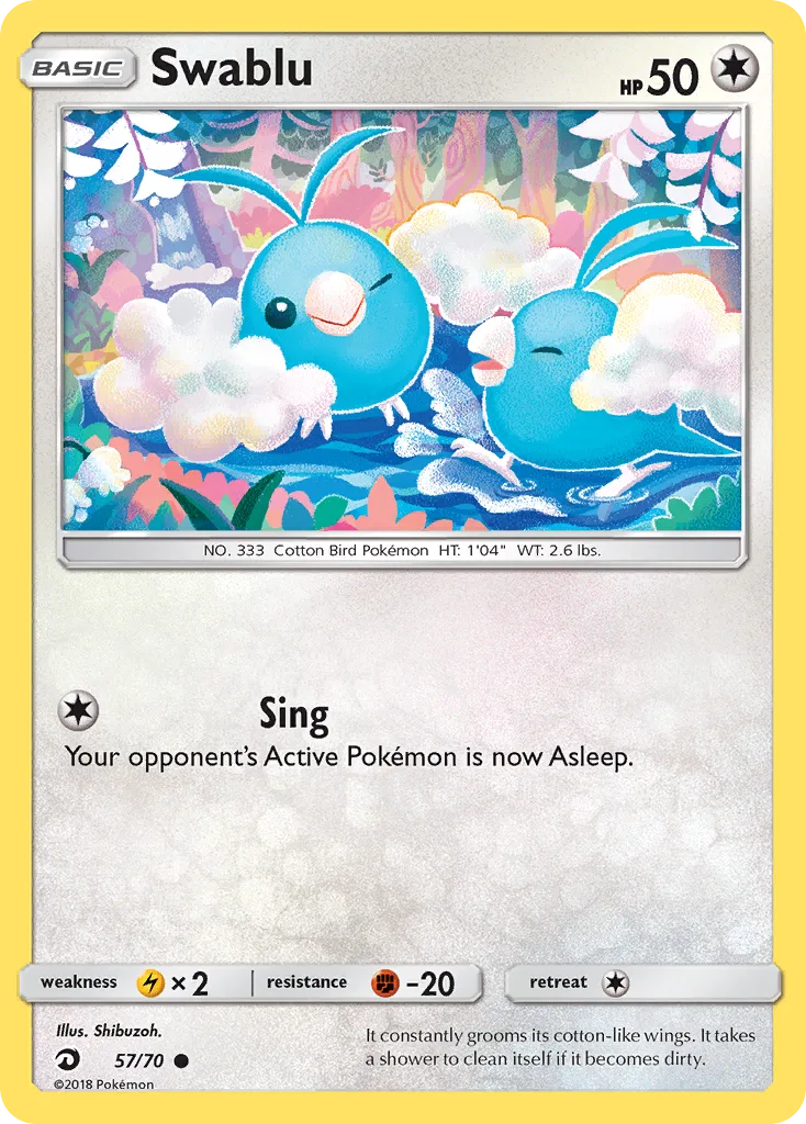 Swablu, Dragon Majesty #57/70