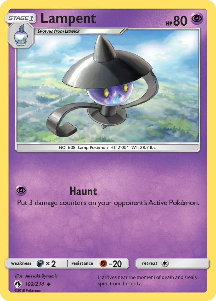 Lampent, Lost Thunder #102/214