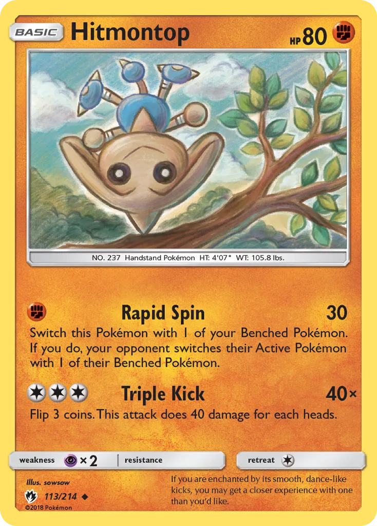 Hitmontop, Lost Thunder #113/214