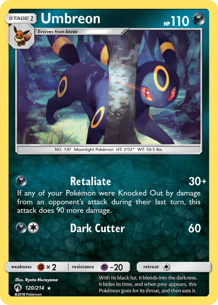 Umbreon, Lost Thunder #120/214