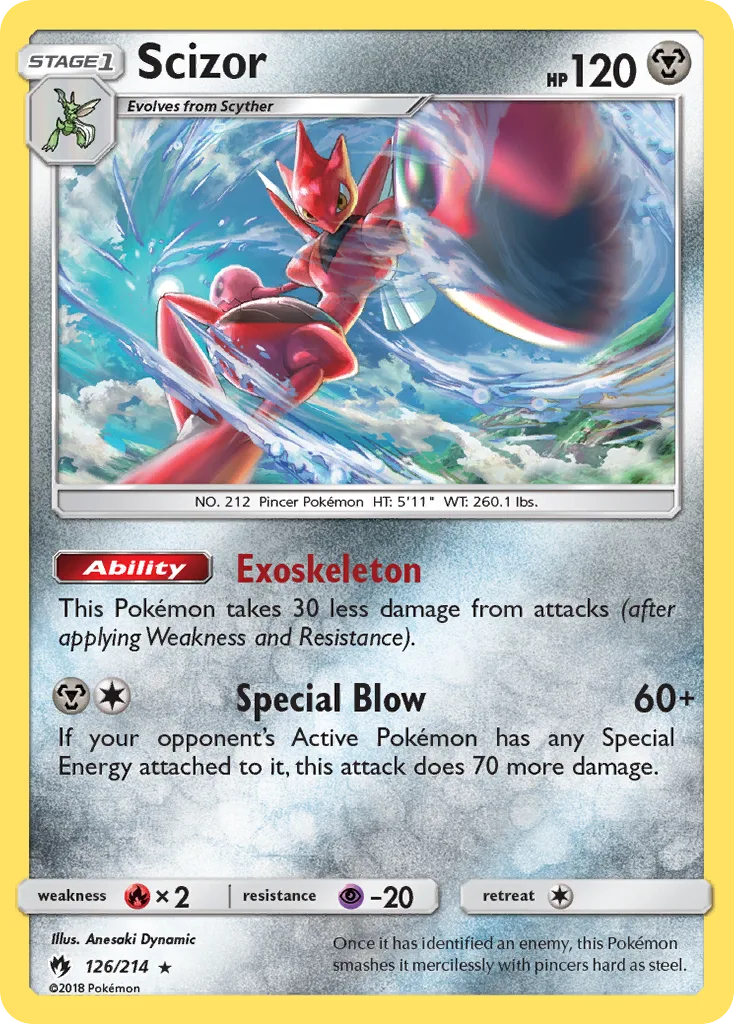Scizor, Lost Thunder #126/214