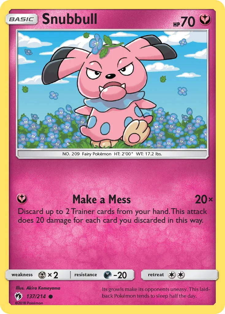 Snubbull, Lost Thunder #137/214