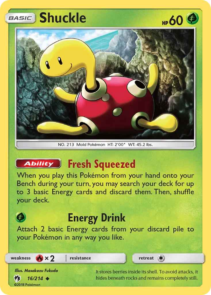 Shuckle, Lost Thunder #16/214