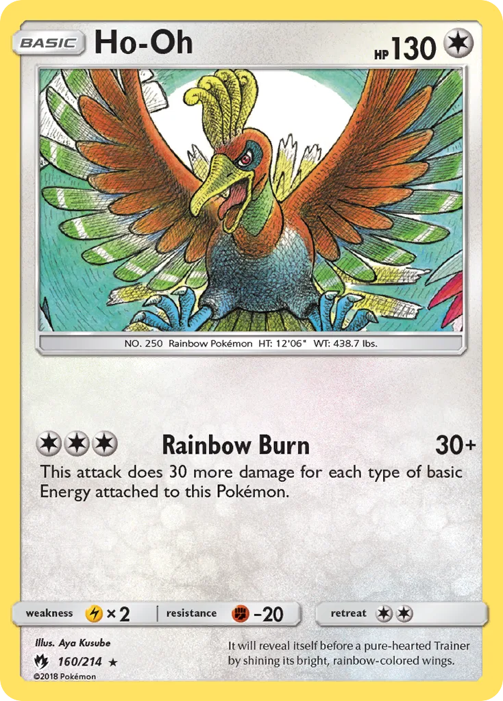 Ho-Oh, Lost Thunder #160/214