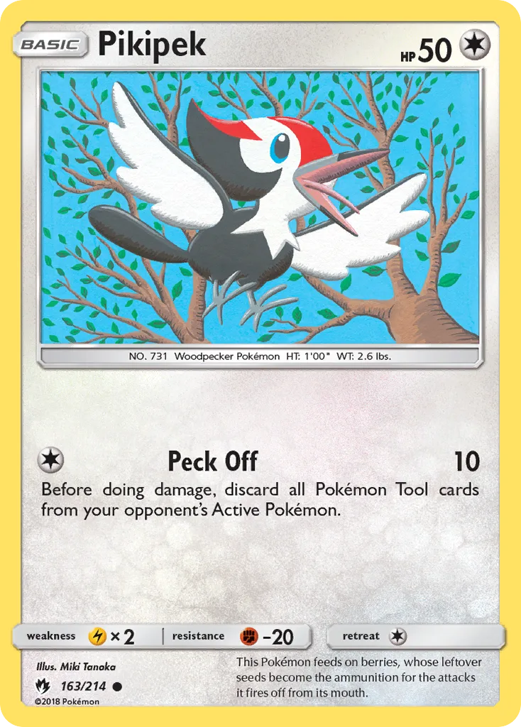 Pikipek, Lost Thunder #163/214