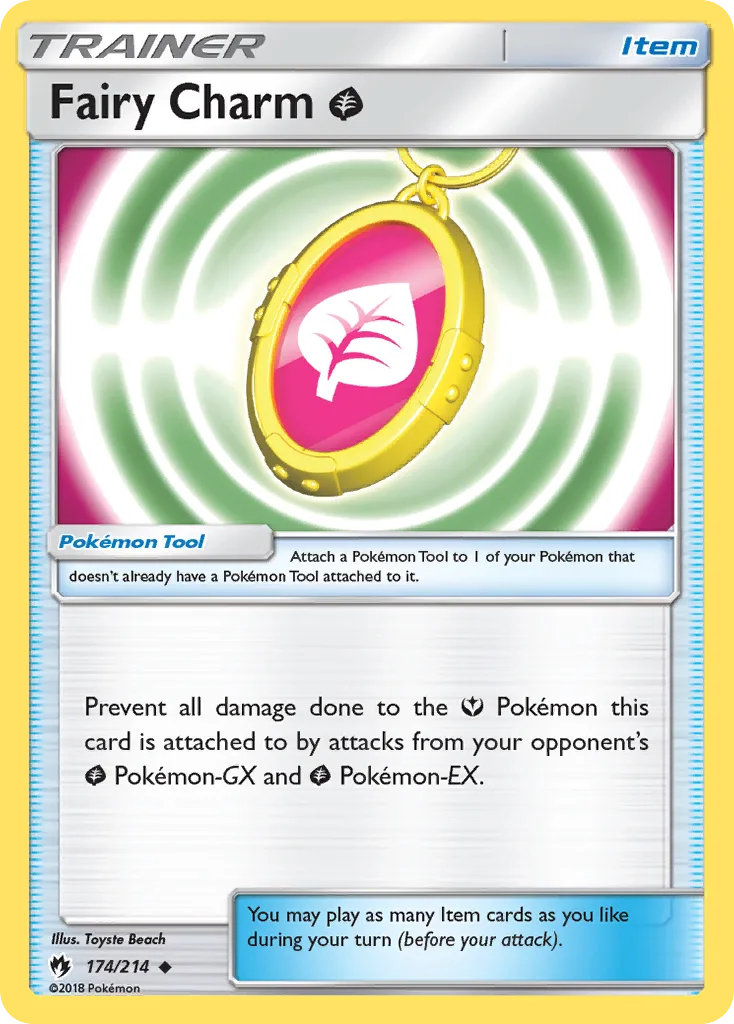 Fairy Charm Grass, Lost Thunder #174/214