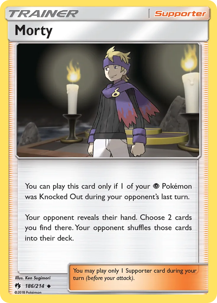 Morty, Lost Thunder #186/214