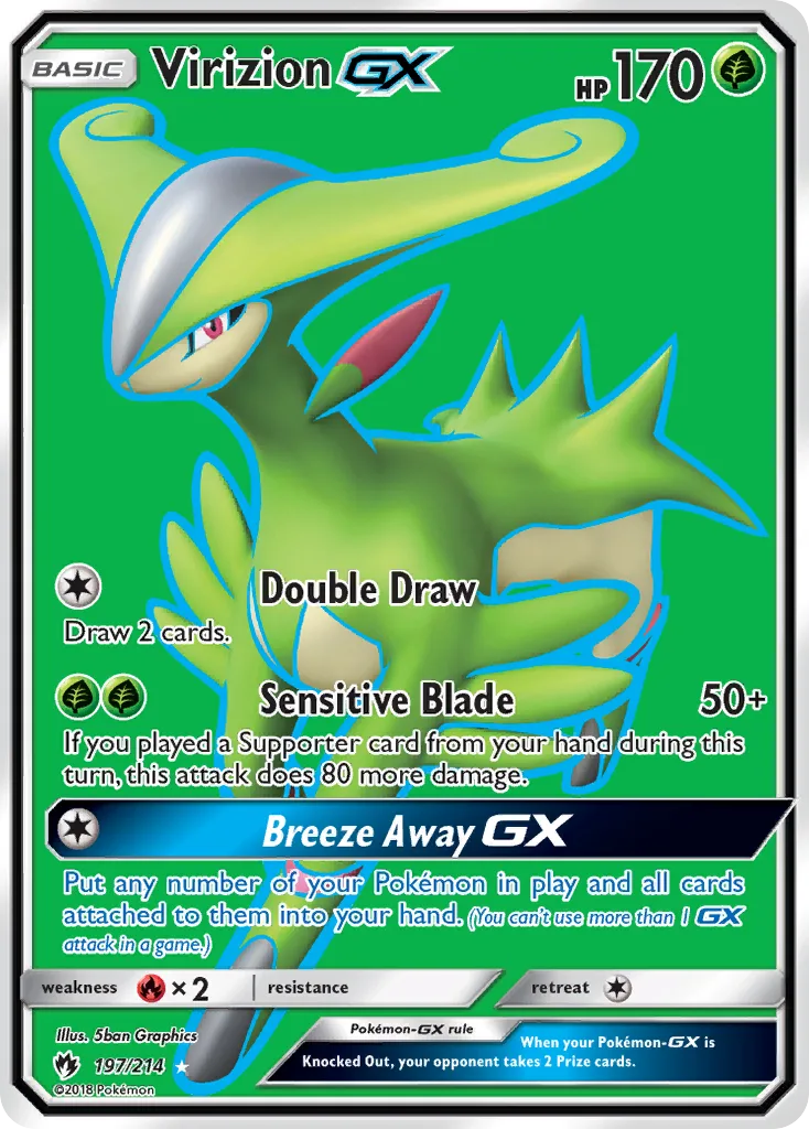 Virizion-GX, Lost Thunder #197/214