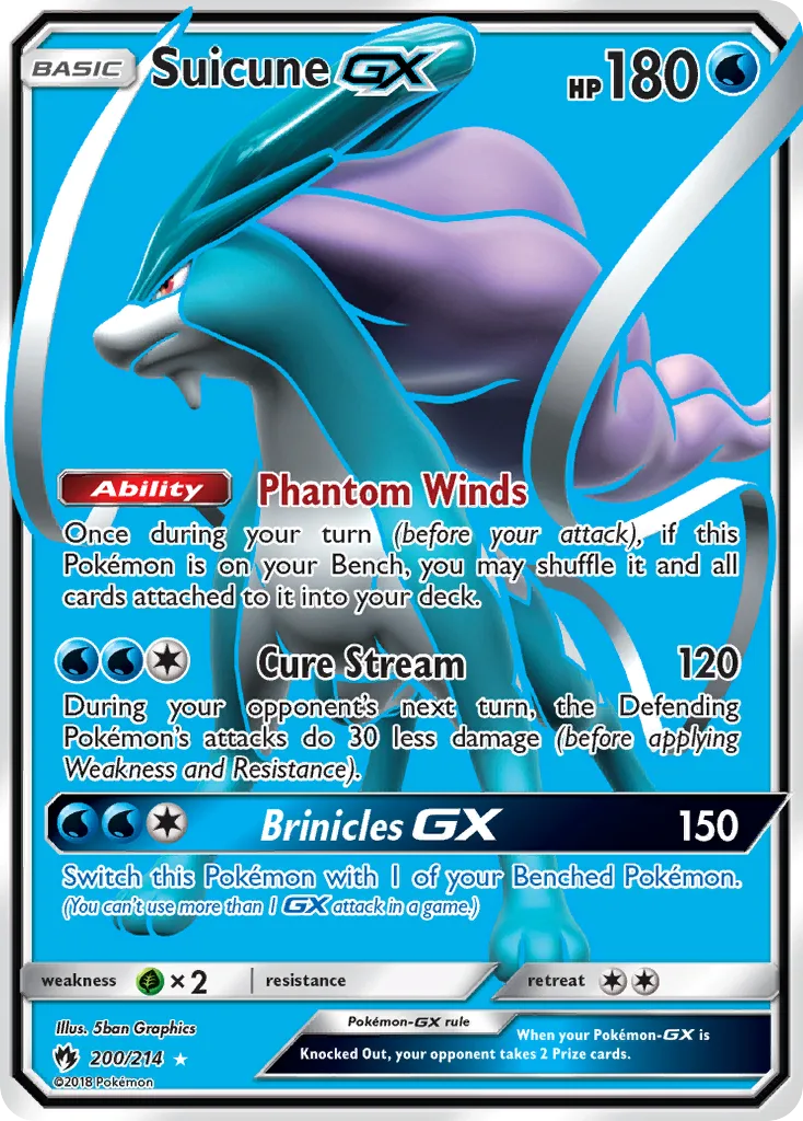 Suicune-GX, Lost Thunder #200/214
