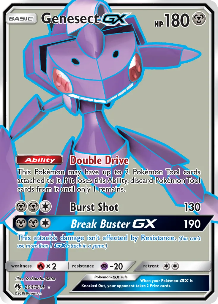 Genesect-GX, Lost Thunder #204/214