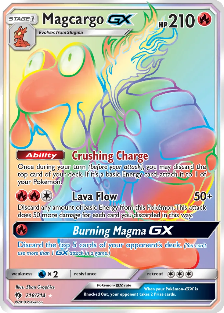 Magcargo-GX, Lost Thunder #218/214