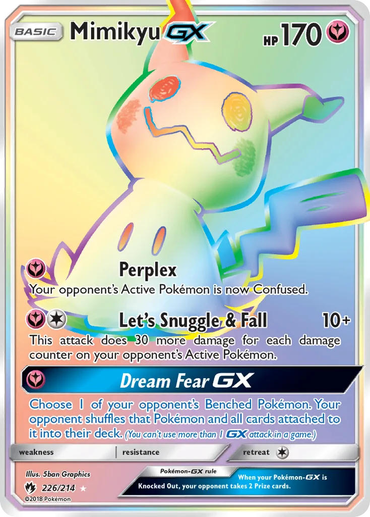 Mimikyu-GX, Lost Thunder #226/214