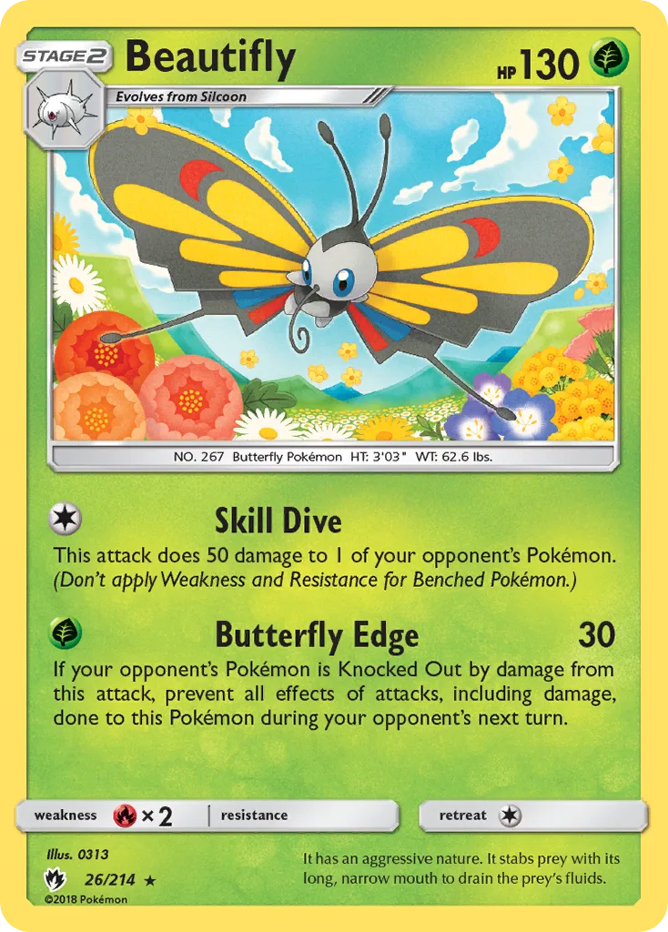 Beautifly, Lost Thunder #26/214