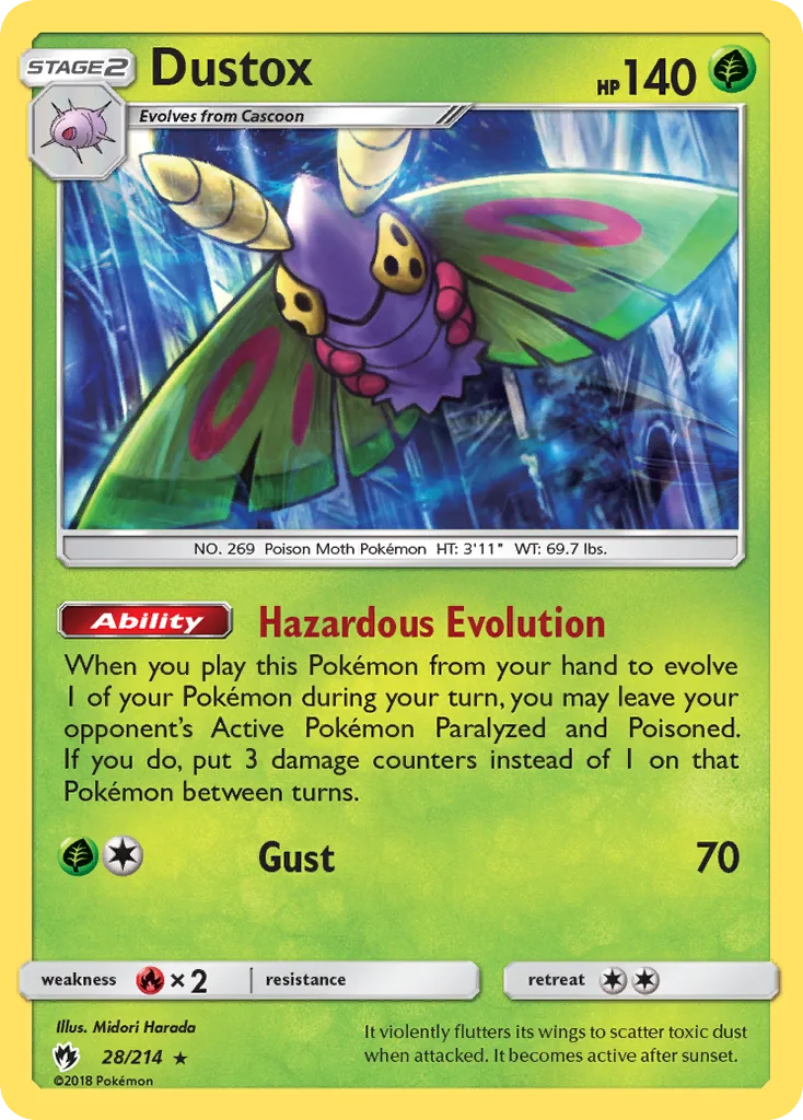 Dustox, Lost Thunder #28/214