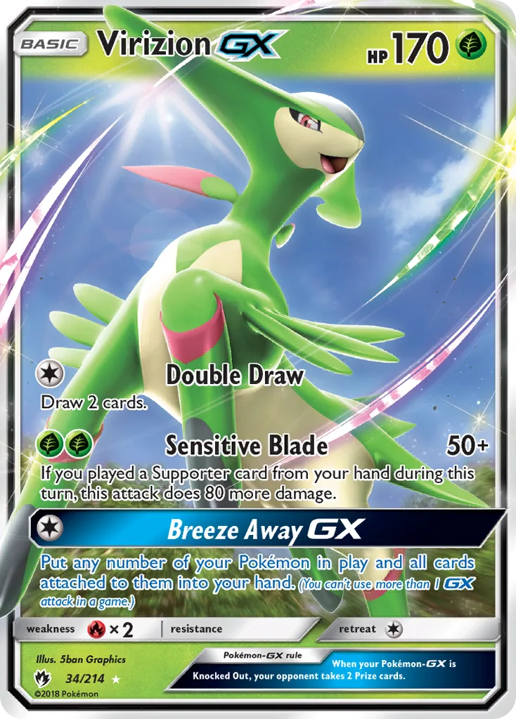 Virizion-GX, Lost Thunder #34/214