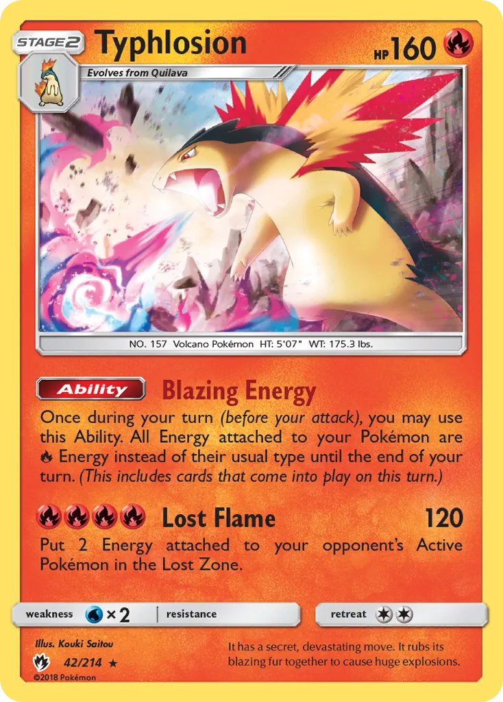 Typhlosion, Lost Thunder #42/214