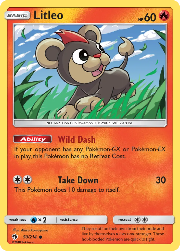 Litleo, Lost Thunder #50/214