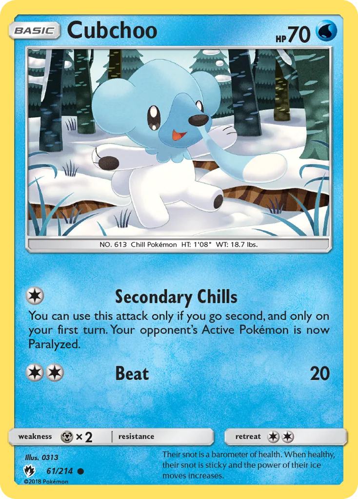 Cubchoo, Lost Thunder #61/214