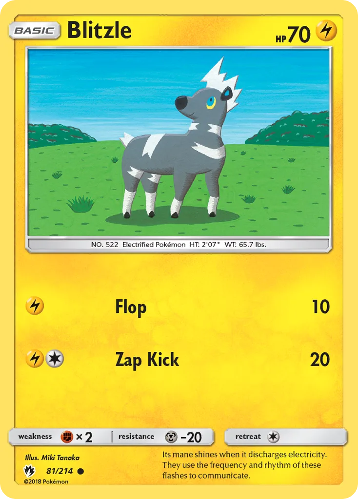 Blitzle, Lost Thunder #81/214