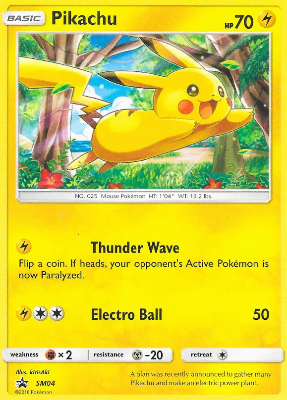 Pikachu, SM Black Star Promos #SM04