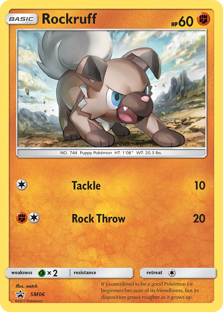 Rockruff, SM Black Star Promos #SM06