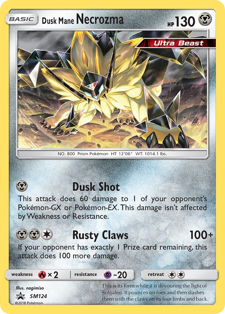Dusk Mane Necrozma, SM Black Star Promos #SM124