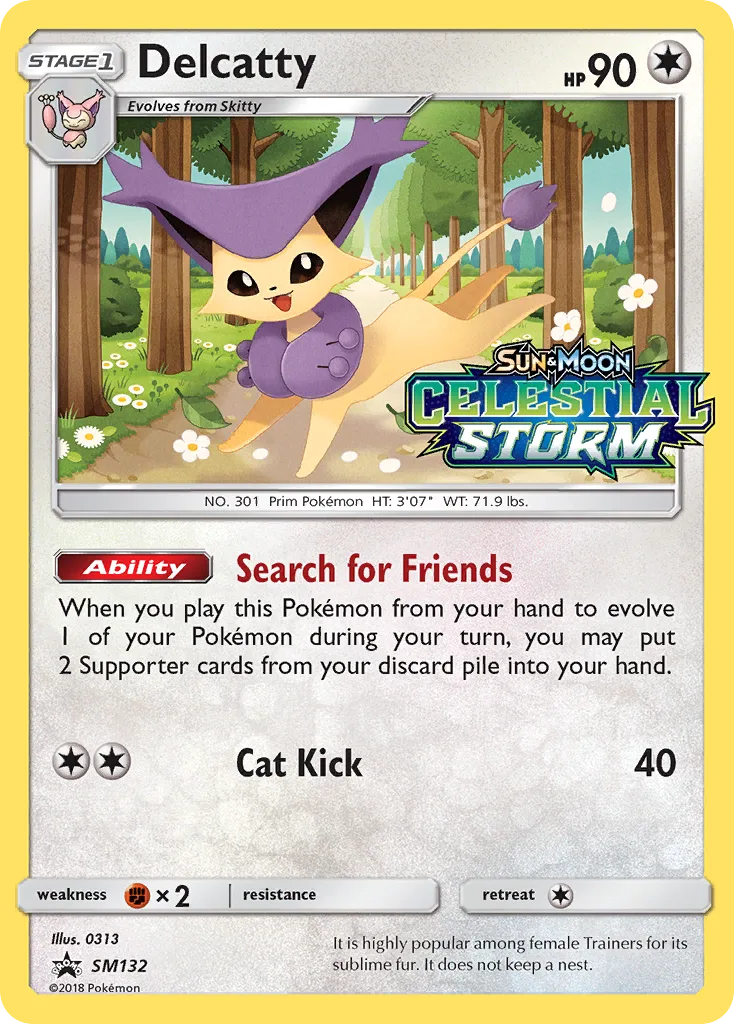 Delcatty, SM Black Star Promos #SM132