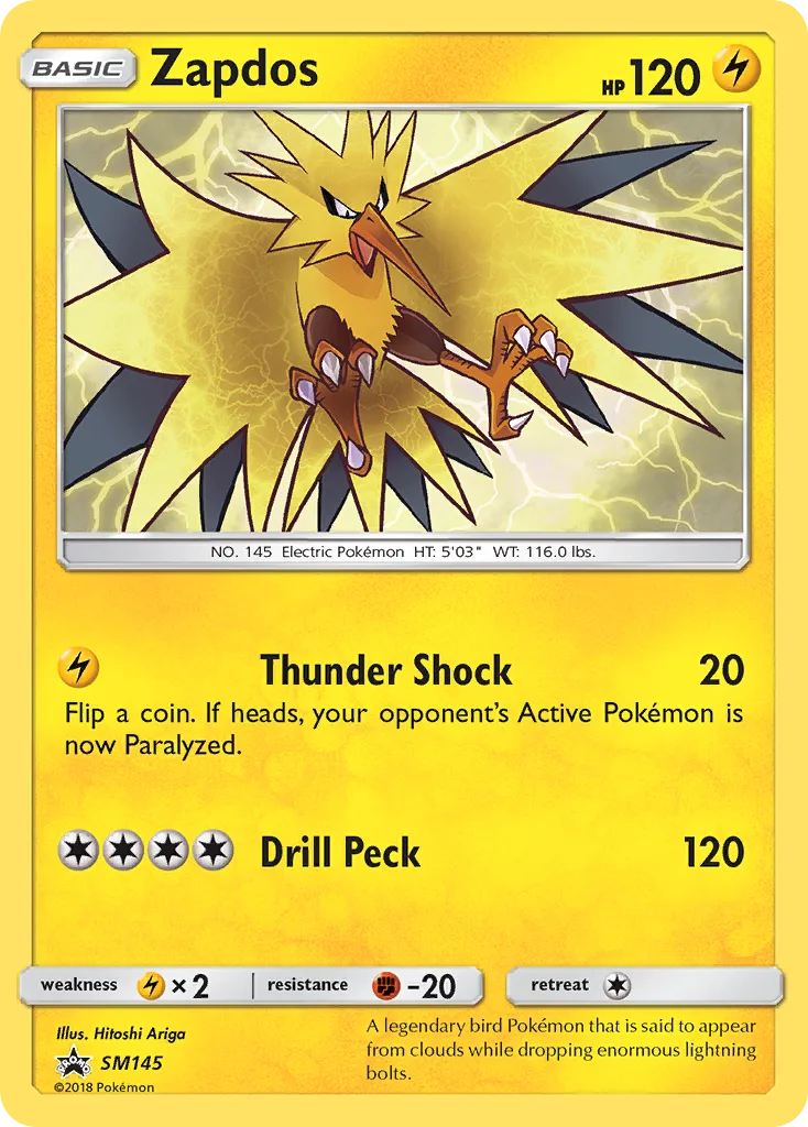 Zapdos, SM Black Star Promos #SM145