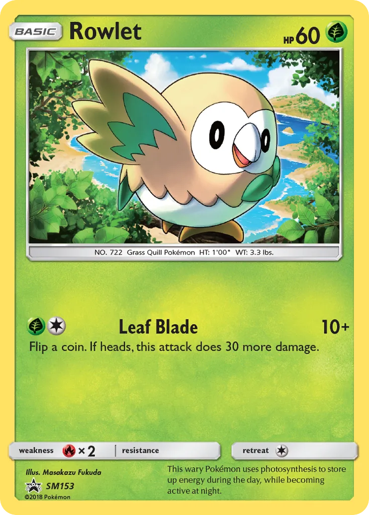 Rowlet, SM Black Star Promos #SM153