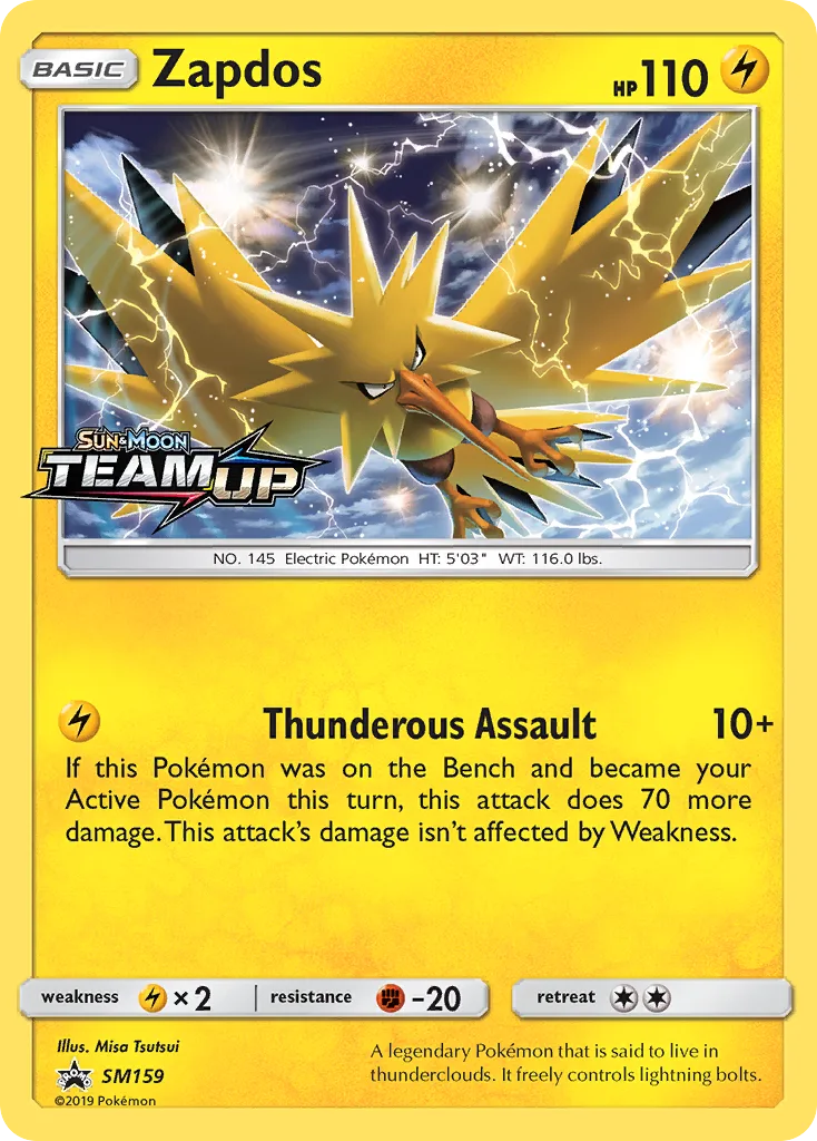 Zapdos, SM Black Star Promos #SM159