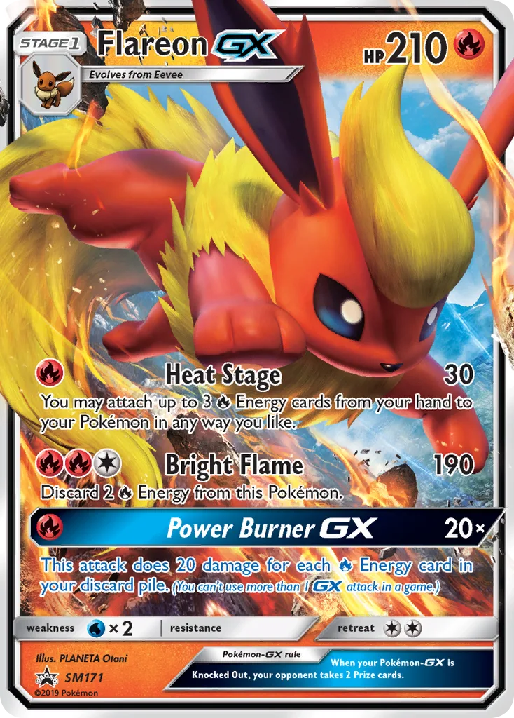 Flareon-GX, SM Black Star Promos #SM171