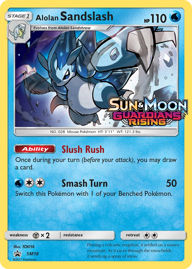 Alolan Sandslash, SM Black Star Promos #SM18