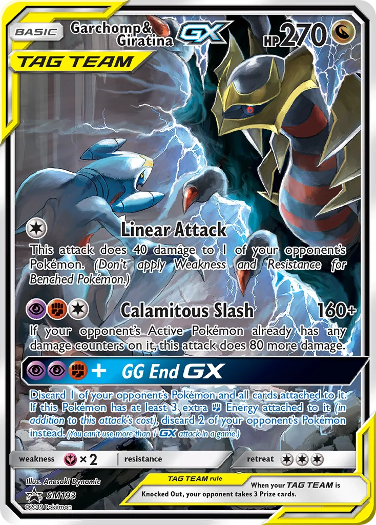 Garchomp & Giratina-GX, SM Black Star Promos #SM193