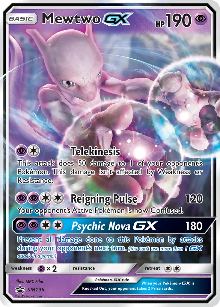 Mewtwo-GX, SM Black Star Promos #SM196