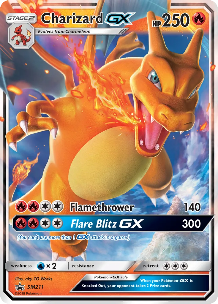 Charizard-GX, SM Black Star Promos #SM211