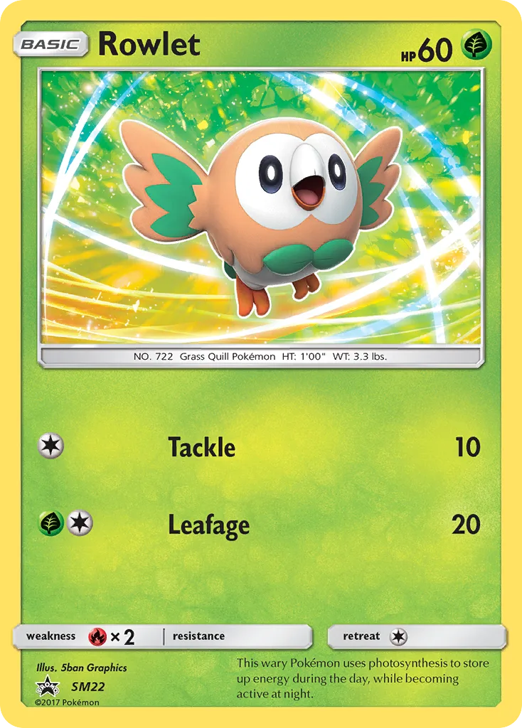 Rowlet, SM Black Star Promos #SM22